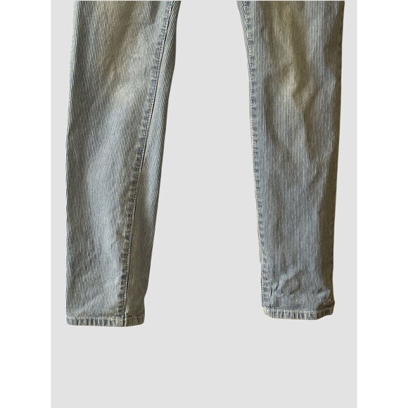 Inc Denim Striped Skinny Jeans Women’s Size 4 Light Wash - Picture 3 of 7